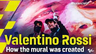 TIME-LAPSE: How Valentino Rossi's spectacular mural was created