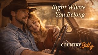 Right Where You Belong  Country Billy original Country Song