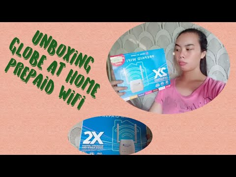 VLOG#1 UNBOXING GLOBE AT HOME PREPAID WIFI - YouTube