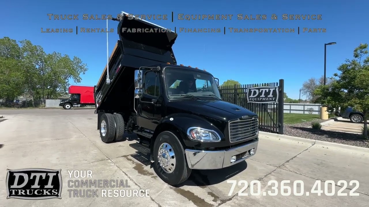 2023 Freightliner M2-106 10' Dump Truck, NO CDL Required, Automatic!