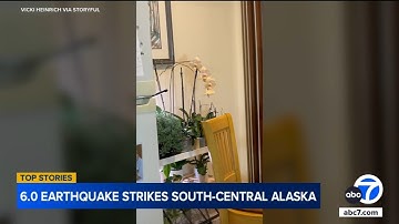 6.0 magnitude earthquake strikes northwest of Anchorage, Alaska, USGS says