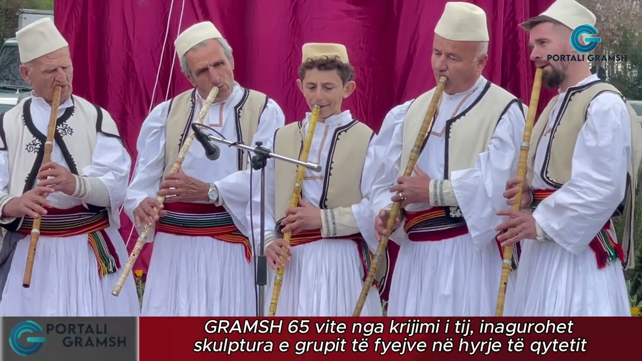 GRAMSH 65 vite nga krijimi i tij, inagurohet skulptura e grupit të fyejve në hyrje të qytetit