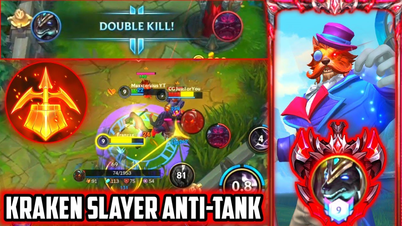 Wild Rift | KRAKEN SLAYER NASUS ANTI-TANK (Ex Grandmaster Ranked Top 9 Nasus With 1700+ Games)