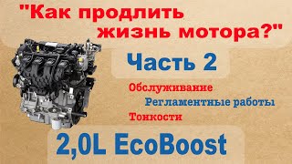 видео: 2,0L EcoBoost - Как продлить жизнь мотора? Обслуживание, регламентные работы, тонкости - Часть 2 картинка: 2,0L EcoBoost - Как продлить жизнь мотора? Обслуживание, регламентные работы, тонкости - Часть 2