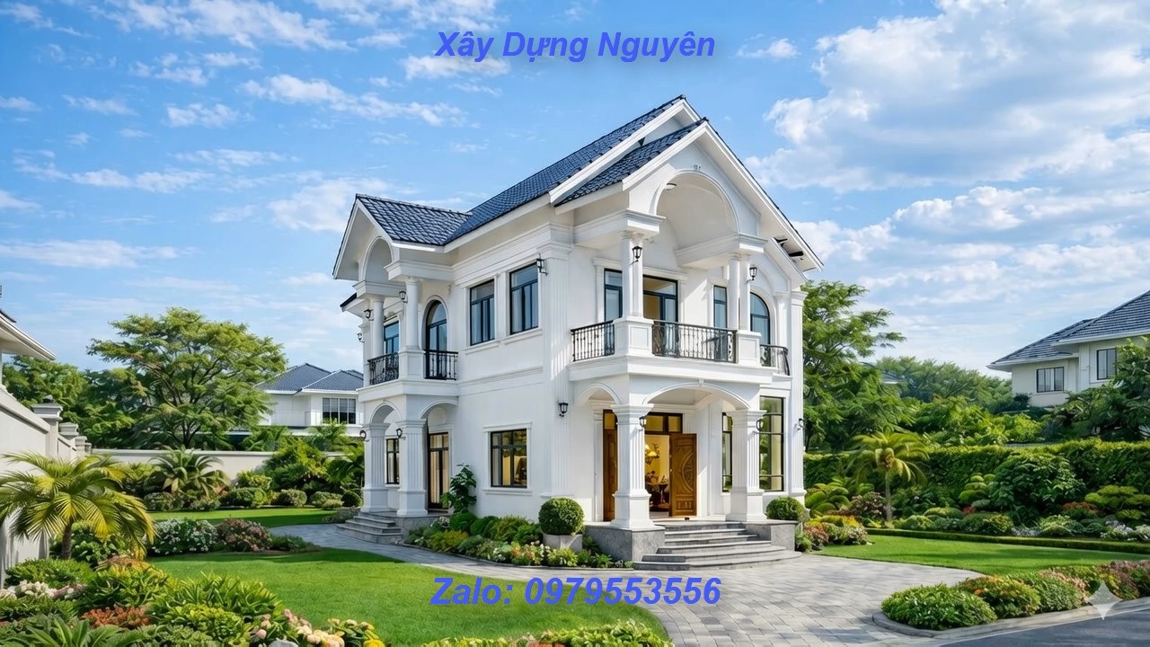 Mẫu Biệt Thự Vườn 2 Tầng Mái Thái Diện Tích 7x16m Thiết Kế 3 Phòng Ngủ #nha2tang #maithai