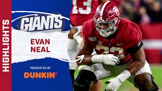 HIGHLIGHTS: Giants Draft Alabama OL Evan Neal