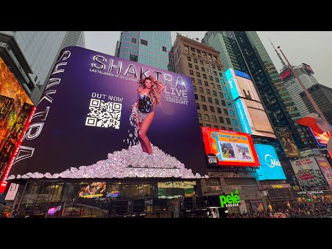 New York City LIVE Manhattan & Shakira Performance at Times Square (March 26, 2024)