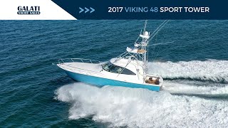 SOLD: 2017 Viking 48 Sport Tower "Into The Blue"