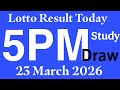 Lotto Result Today 5pm Draw March 23, 2026 Swertres Ez2  PCSO LIVE