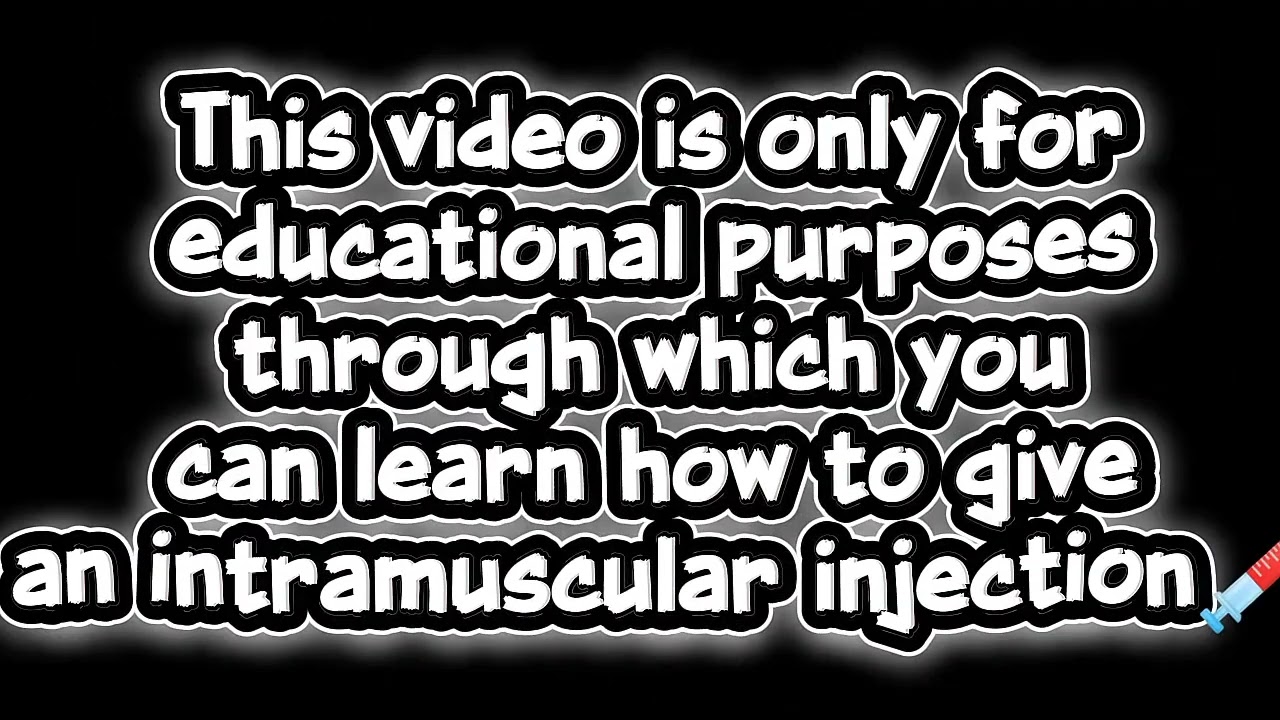 Girl get big painful intramuscular injection in buttock and step by step guide for nurses 