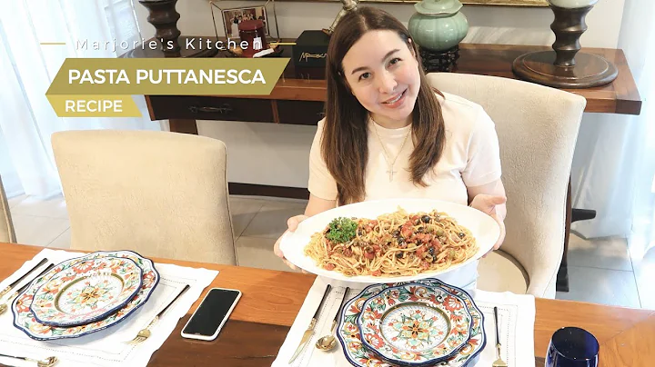 MARJORIE'S KITCHEN: MY PASTA PUTTANESCA RECIPE | M...