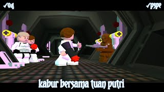 kabur bersama tuan putri √ lego star wars II the original trilogy √04 √pspe screenshot 2