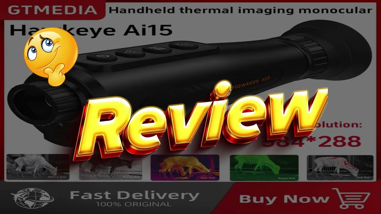 GTMEDIA AI15 Thermal Imaging Monocular AI Super-resolution Thermal