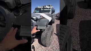 Jeep rubicon en la subasta de copart #jeep #shorts #copart