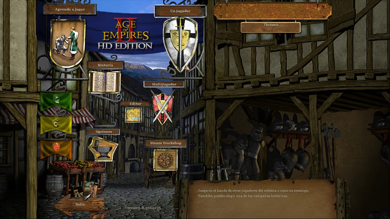 Tutorial (ES) Instalación de Age Of Empires 2 The American World (demo) YouTube