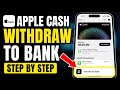 How to withdraw in Apple Cash to bank account - Step By Step