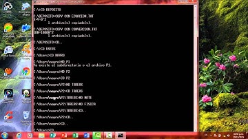 Comando COPY, COPY CON