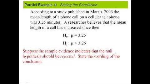 The Language of Hypothesis Testing   Part 4