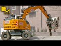 LIEBHERR A918 compact MOBILBAGGER MIT ERDSAUGER BAUSTELLE STRASSENBAU STRABAG DREAM MACHINES