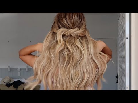 Twisted Knot Half Updo Tutorial | The Dressing Room