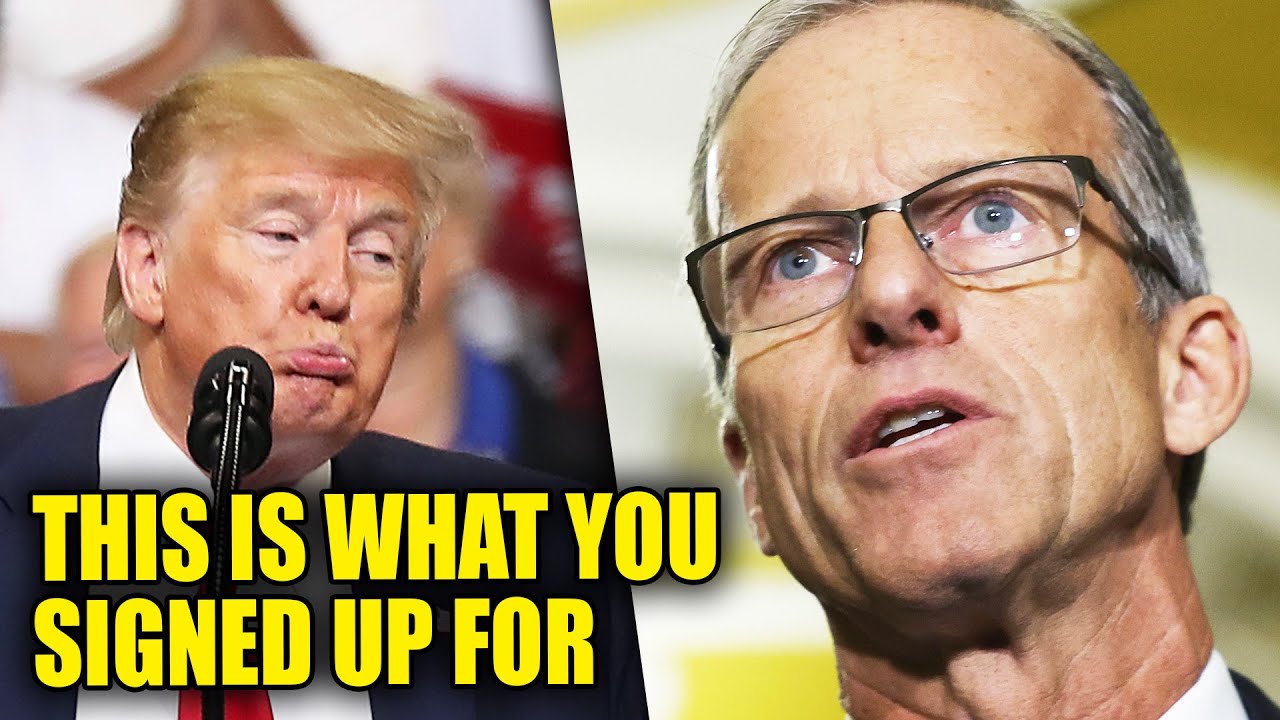 John Thune Quickly Realizes He’s Now at the Helm of the MAGA Circus