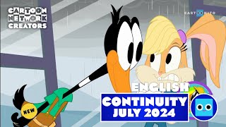 Continuity July 2024 Cartoonito Mena English