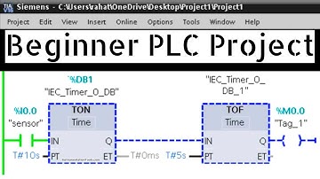 Beginner PLC Project: Auto Door with Motion Sensor