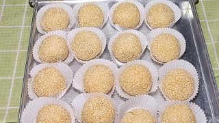 Cara Membuat Onde - Onde Kopong Luarnya Garing Dalamnya Lembut Manis dan Anti Meletus