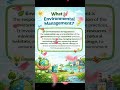 What is Environmental Management? #alevels #education #igcs #olevels #viral