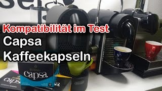 Dallmayr Capsa Kaffeekapseln in drei Nespresso-Maschinen im Test (Kompatibilität)