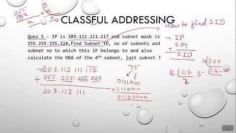Questions on Classful Addressing Part 2 | Subnetting