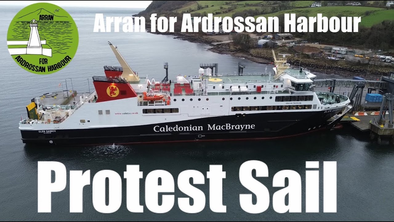 Arran For Ardrossan Harbour's Protest Sail