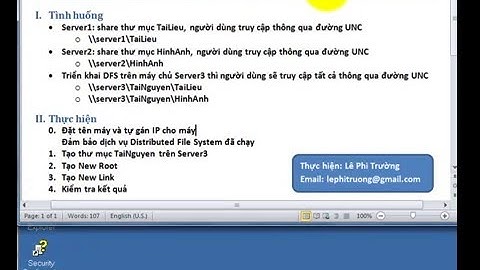 Hướng dẫn cấu hình DFS Stand alone trên Windows Server 2003
