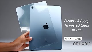 How to Apply Tempered Glass on iPad (No Bubbles) ✨ | Easy Screen Protector Installation 2025