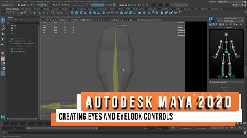 Autodesk Maya 2020 - Creating Eyes and Eye Look Controls