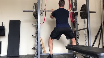 Front Squats w/ 3 second eccentric