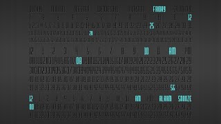 PsPsClock "Metal"   Free Music Alarm Clock & Calendar App   Promo Video screenshot 4