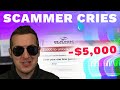 Scammer Cries After Losing $5,000 To Virus