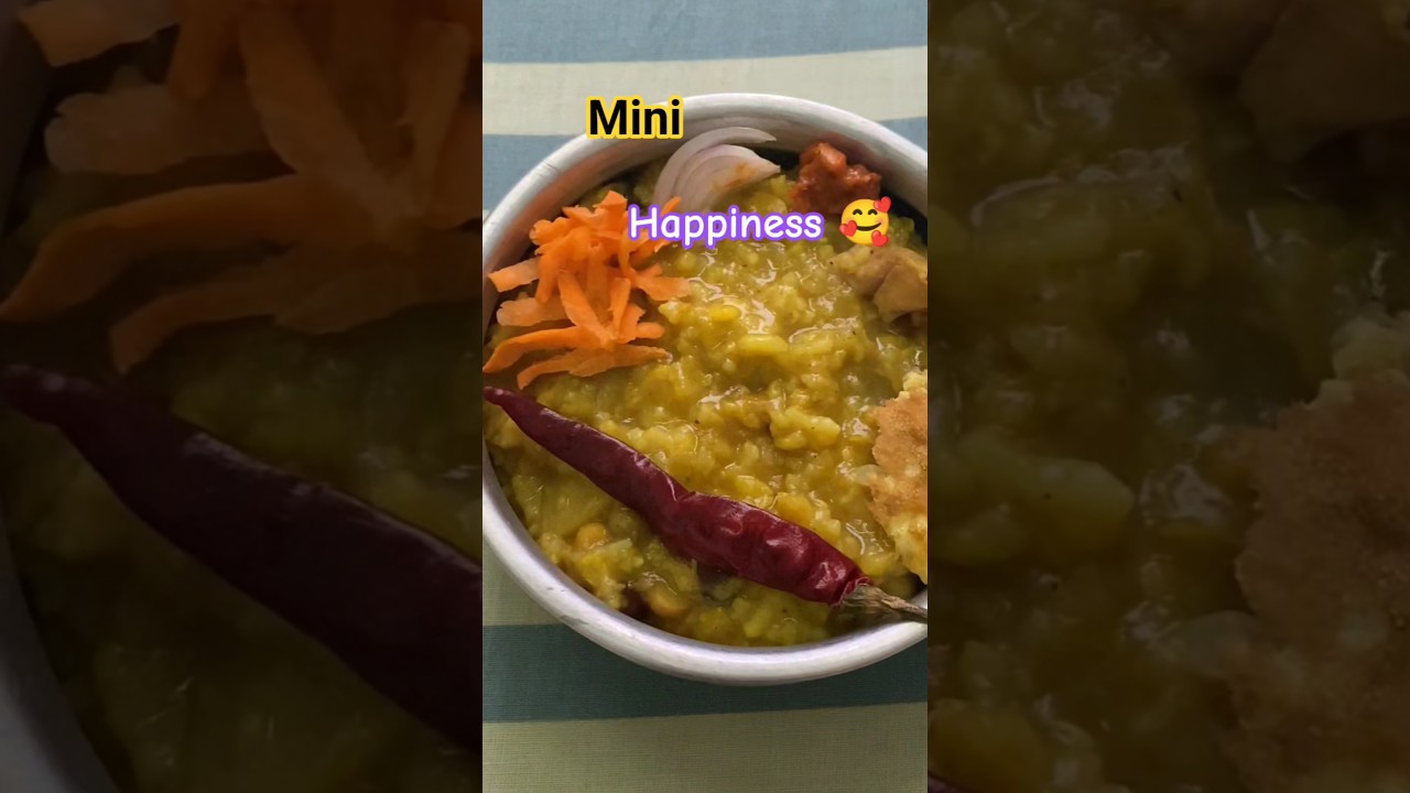 .Khichuri Love | Mini Happiness Plated Beautifully 