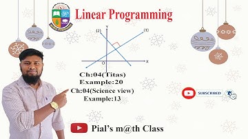 Linear Programing by Graphical Method -লৈখিক পদ্ধতিতে সমাধানChapter 4Hon