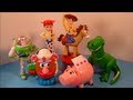 1999 DISNEY'S TOY STORY 2 SET OF 6 CANDY DISPENSERS MCDONALD'S HAPPY MEAL KID'S TOY'S VIDEO REVIEW