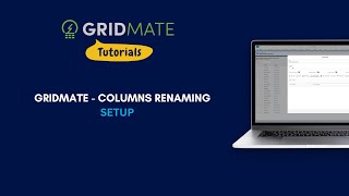 Gridmate - Columns Renaming