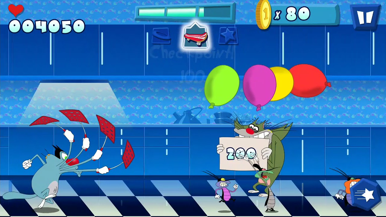 free online oggy games