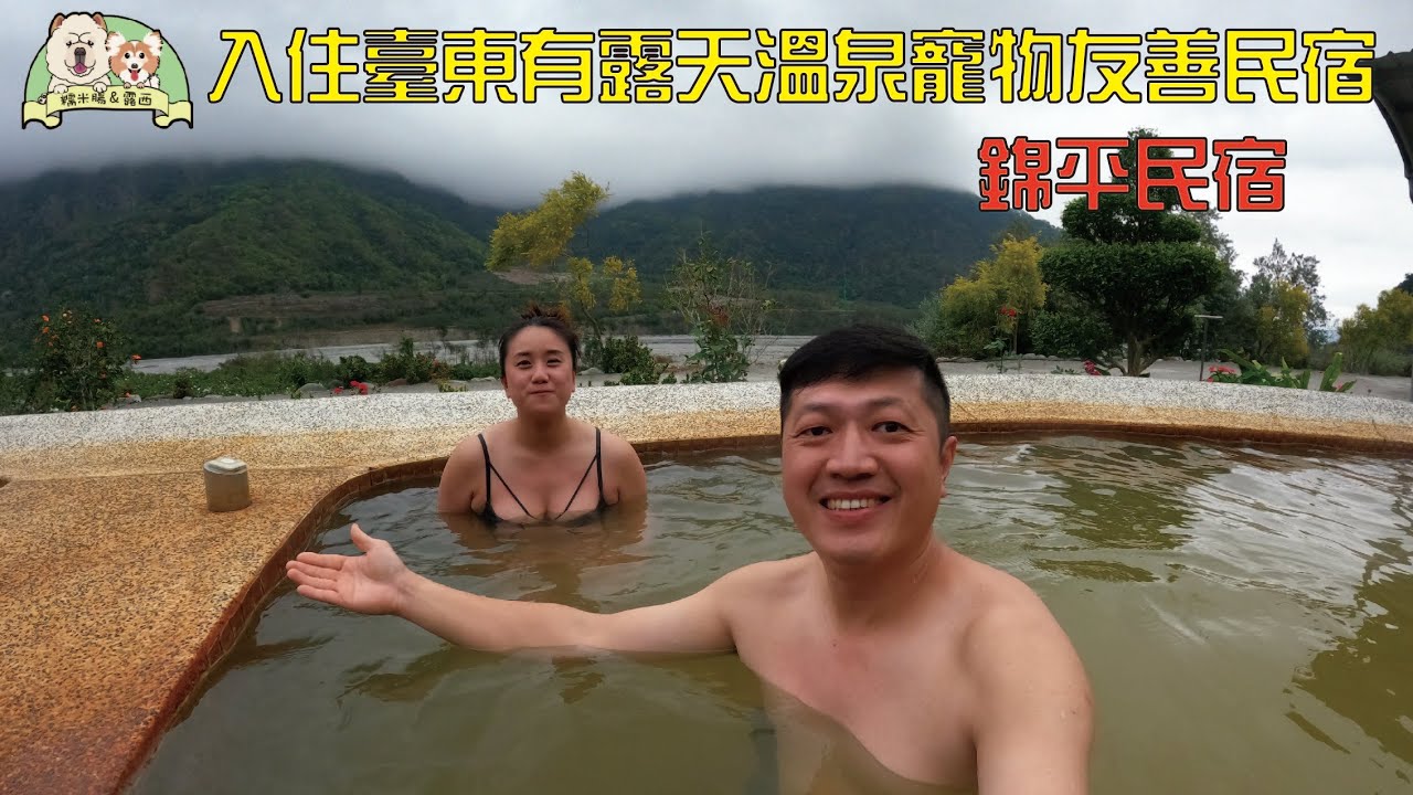 【寵物民宿】入住民宿還有露天溫泉可以泡 臺東南橫下CP值超高寵物友善民宿-錦平民宿