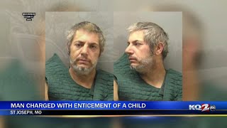 St. Joseph man charged with enticement of a child