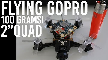 GOPRO with WINGS - 106 grams! (2" Quad + Runcam Split)