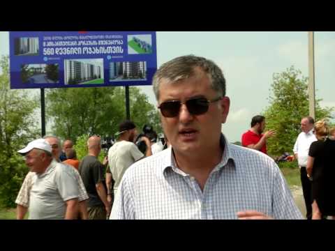 წყალტუბოში 560 დევნილი ოჯახისთვის 8 ათსართულიანი კორპუსის მშენებლობა იწყება - THOUSE.GE