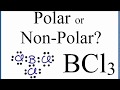 Polarity and Geometry of BCl3