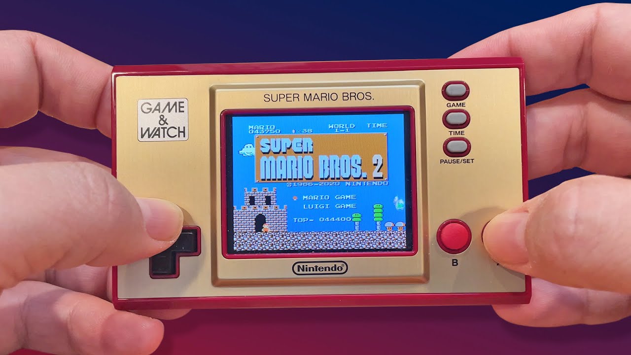 Game & Watch Super Mario Bros. is a crazy '80s gaming time machine - YouTube