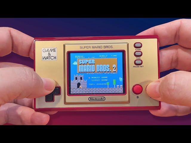 Game & Watch Super Mario Bros. is a crazy '80s gaming time machine